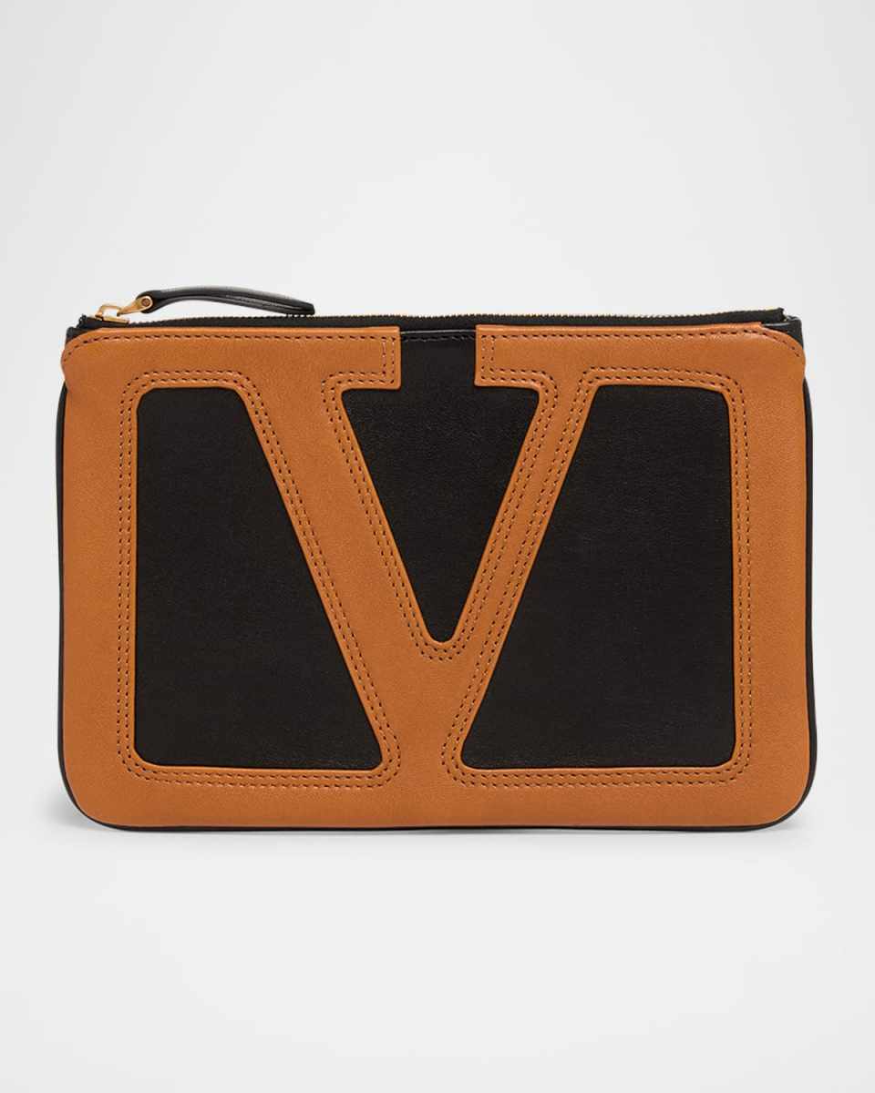 Viva Superstar Leather Envelope Clutch Bag